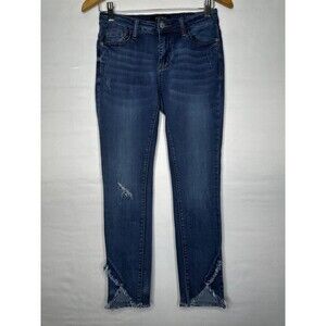 Judy Blue Skinny‎ Fit JB8458 Raw Hem Jeans Women’s Size 3/26